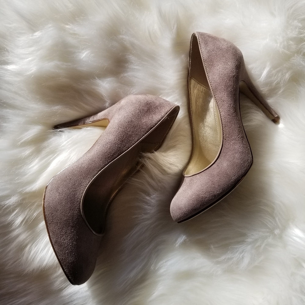 Xappeal | Nude Tart Suede Pumps Size 8